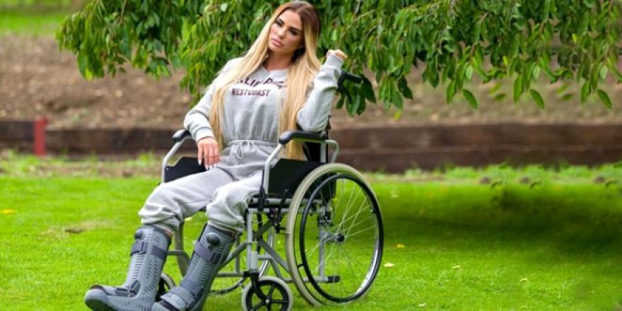 Duvardan atlayıp ayağını kırmıştı!