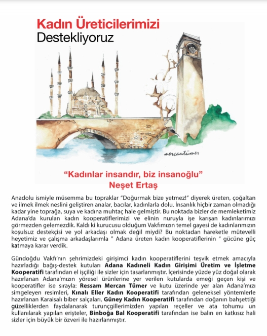 Gündoğdu Vakfı: Kadın üreticilerimizi destekliyoruz 1