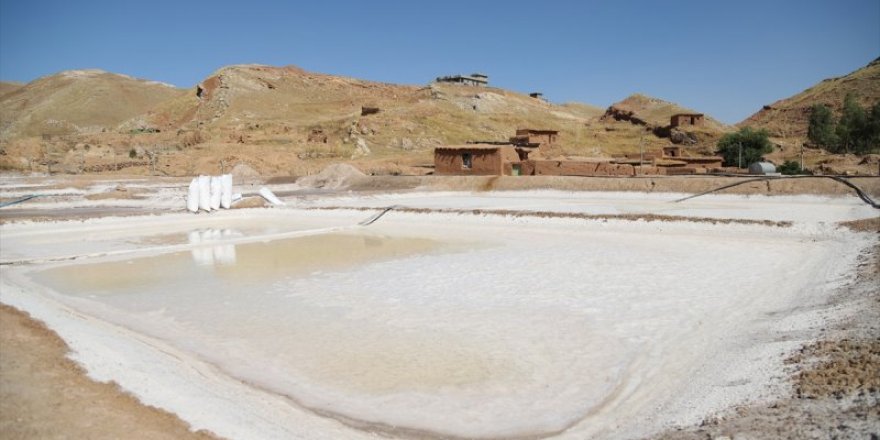 Süleymaniye'de 200 yıldır kaynak suyundan tuz üretiliyor