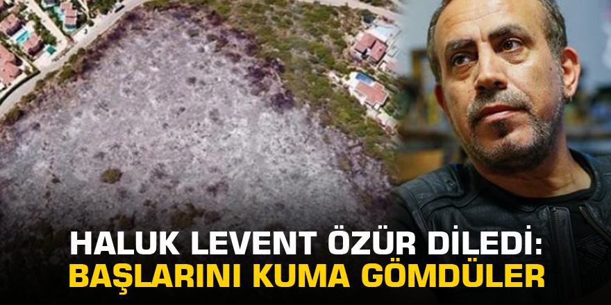 Haluk Levent özür diledi: Başlarını kuma gömdüler