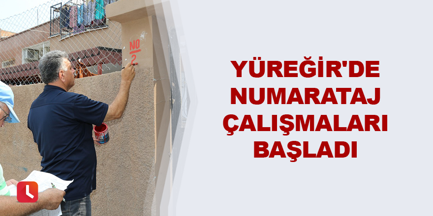 Yüreğir'de numarataj çalışmaları başladı