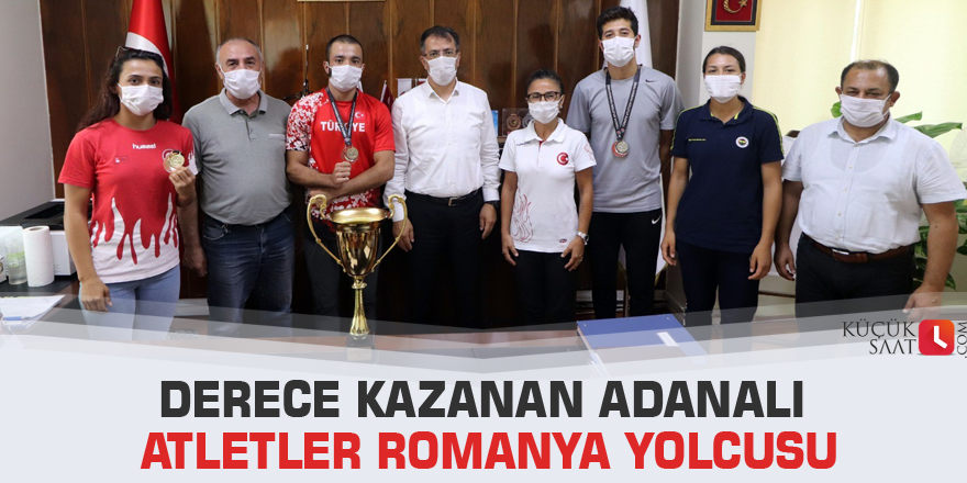 Derece kazanan Adanalı atletler Romanya yolcusu