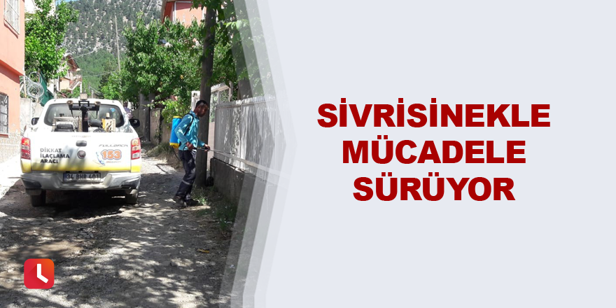 Sivrisinekle mücadele sürüyor