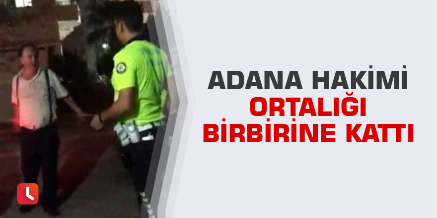 Adana hakimi ortalığı birbirine kattı