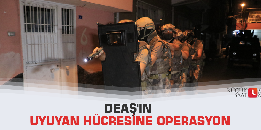 DEAŞ'ın uyuyan hücresine operasyon