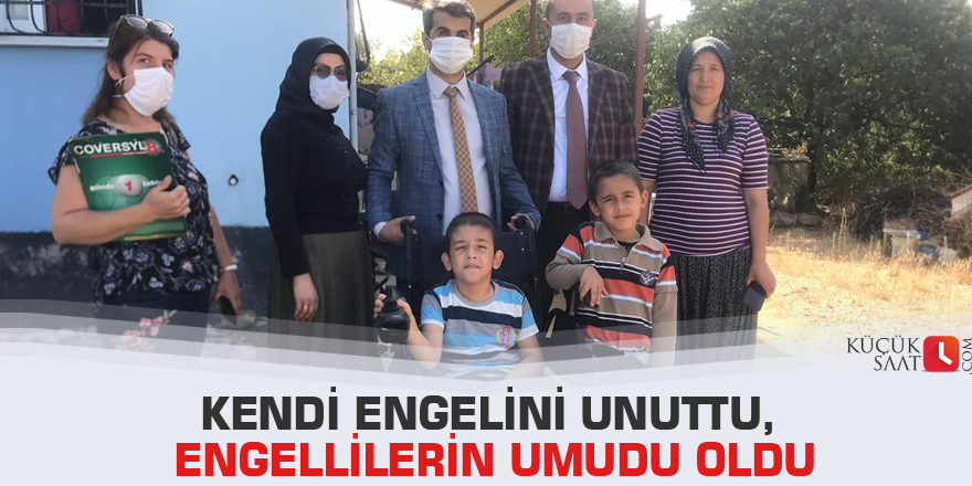 Kendi engelini unuttu, engellilerin umudu oldu