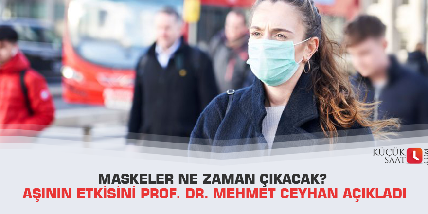 Maskeler ne zaman çıkacak? Aşının etkisini Prof. Dr. Mehmet Ceyhan açıkladı