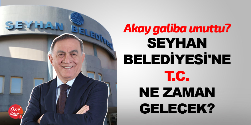 Seyhan Belediyesi'ne T.C. ne zaman gelecek?