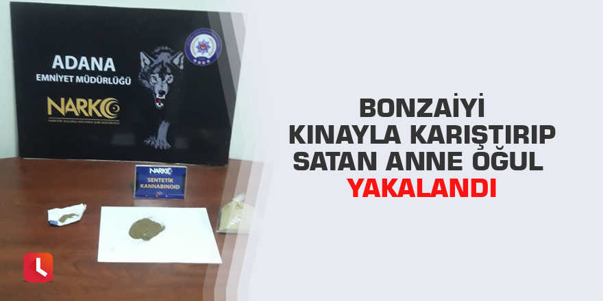 Bonzaiyi kınayla karıştırıp satan anne oğul yakalandı