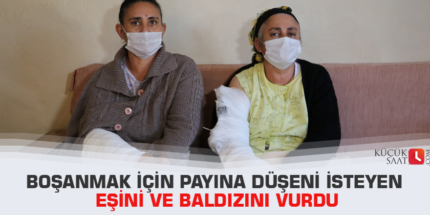 Boşanmak için payına düşeni isteyen eşini ve baldızını vurdu