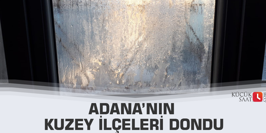 Adana’nın kuzey ilçeleri dondu