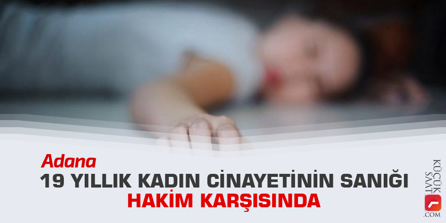 19 yıllık kadın cinayetinin sanığı hakim karşısında