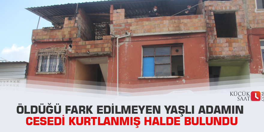 Öldüğü fark edilmeyen yaşlı adamın cesedi kurtlanmış halde bulundu