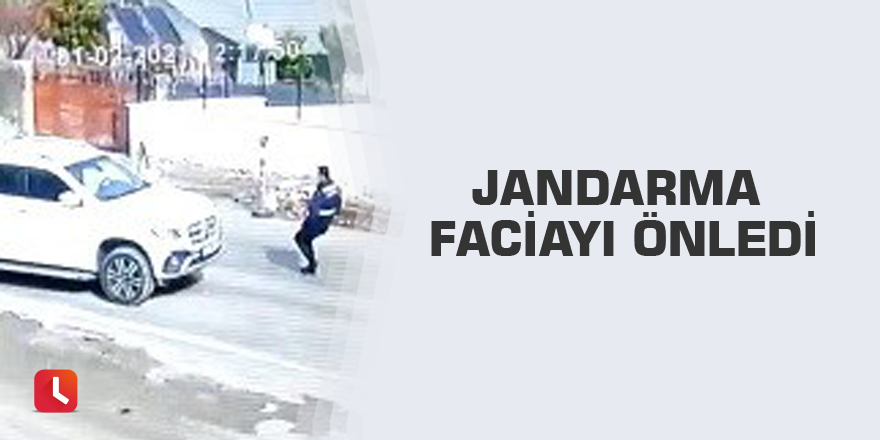 Jandarma faciayı önledi