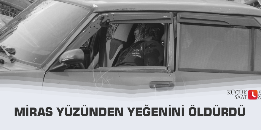 Miras yüzünden yeğenini öldürdü