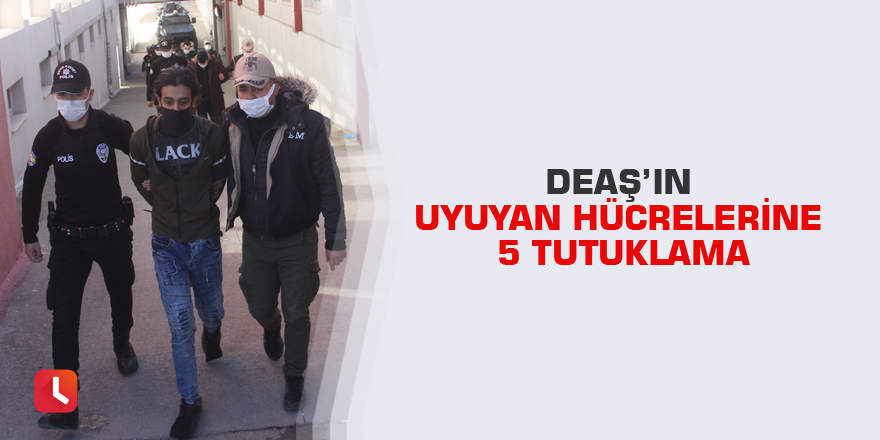 DEAŞ’ın uyuyan hücrelerine 5 tutuklama