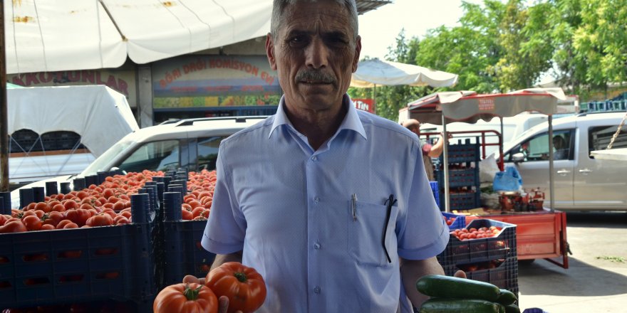 Domates ve salatalık fiyatı Adanada 1 liraya düştü