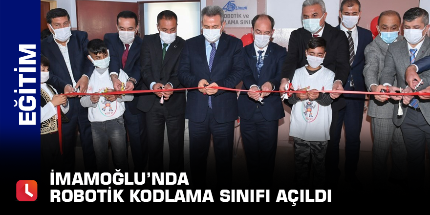 İmamoğlu’nda robotik kodlama sınıfı açıldı