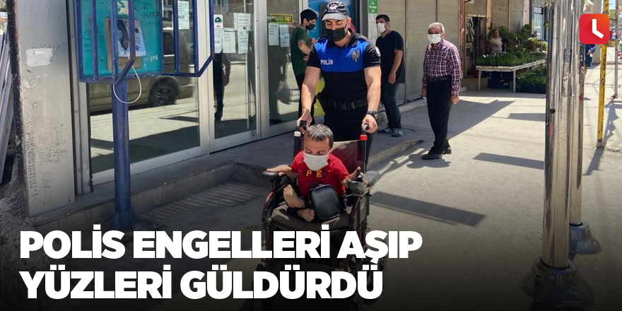 Polis engelleri aşıp yüzleri güldürdü
