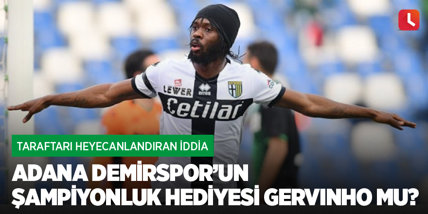 Adana Demirspor’un şampiyonluk hediyesi Gervinho mu?