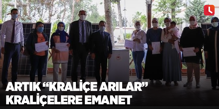 Artık “kraliçe arılar” kraliçelere emanet