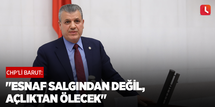 "Esnaf salgından değil açlıktan ölecek"