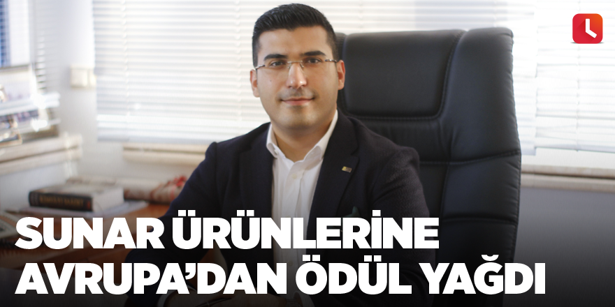 Sunar ürünlerine Avrupa’dan ödül yağdı