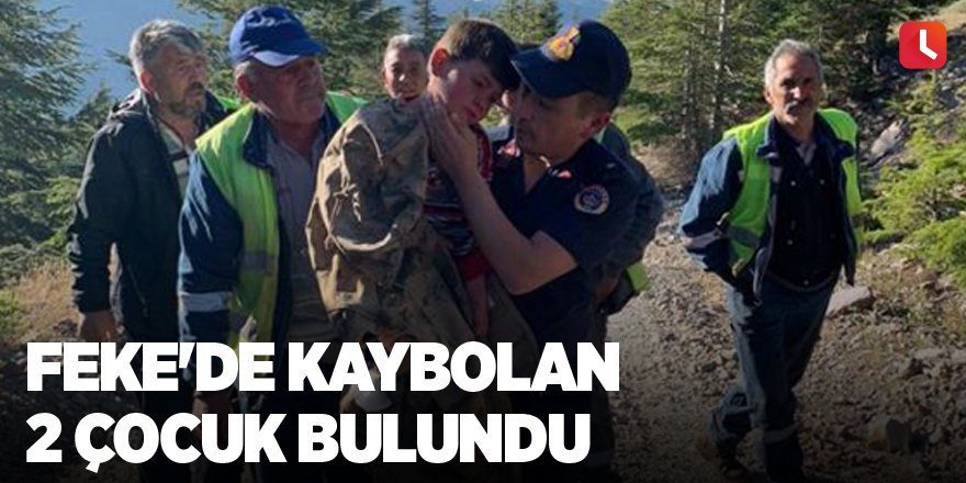 Feke'de kaybolan 2 çocuk bulundu