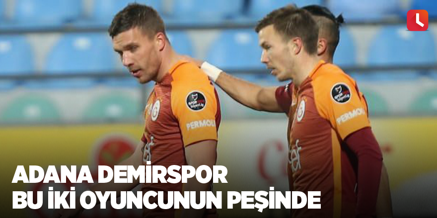 Adana Demirspor bu iki oyuncunun peşinde