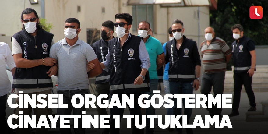 Cinsel organ gösterme cinayetine 1 tutuklama