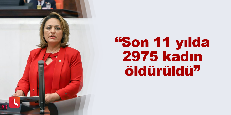 Son 11 yılda 2 bin 975 kadın öldürüldü