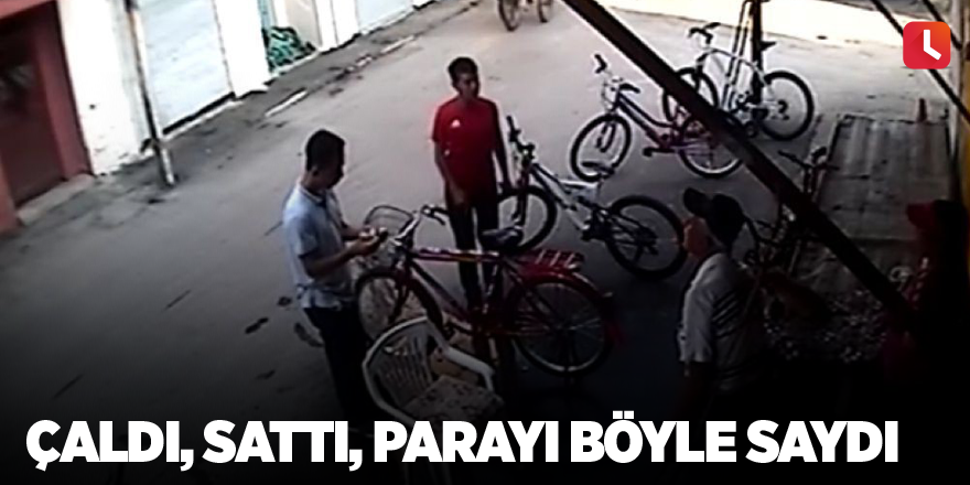 Çaldı, sattı, parayı böyle saydı