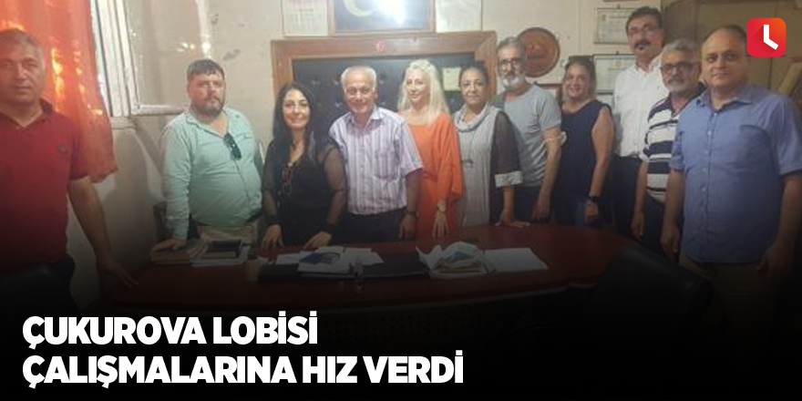 Çukurova Lobisi çalışmalarına hız verdi