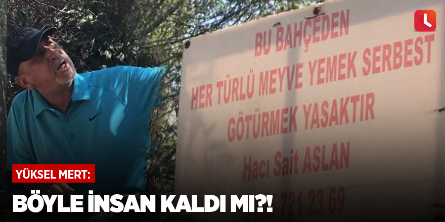 Böyle insan kaldı mı?!