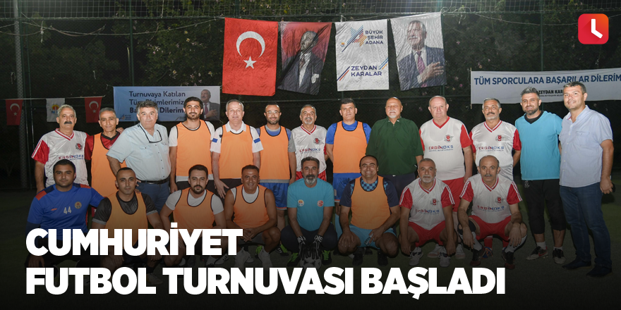 Cumhuriyet Futbol Turnuvası başladı