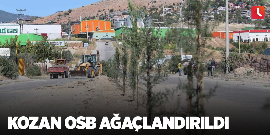 Kozan OSB ağaçlandırıldı