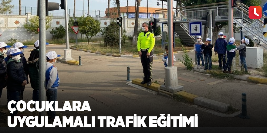 Çocuklara uygulamalı trafik eğitimi