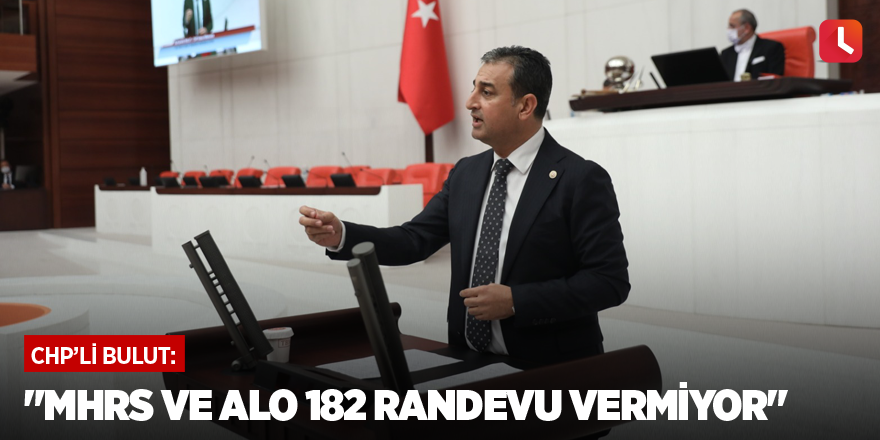 "MHRS ve Alo 182 Randevu Vermiyor"