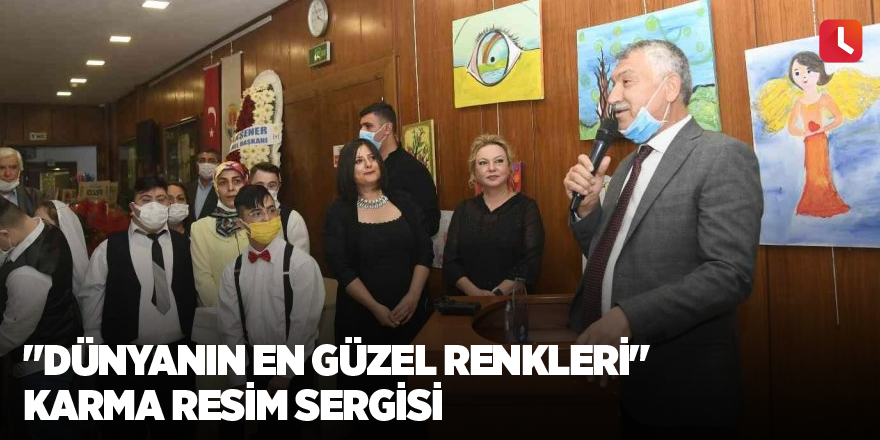 "Dünyanın En Güzel Renkleri" karma resim sergisi