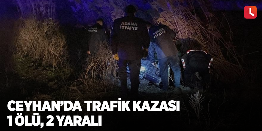 Ceyhan’da trafik kazası 1 ölü, 2 yaralı