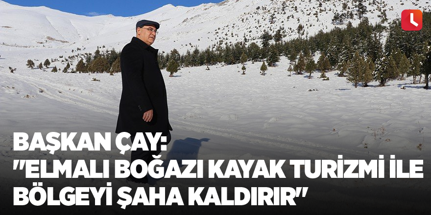 Başkan Çay: "Elmalı Boğazı kayak turizmi ile bölgeyi şaha kaldırır"