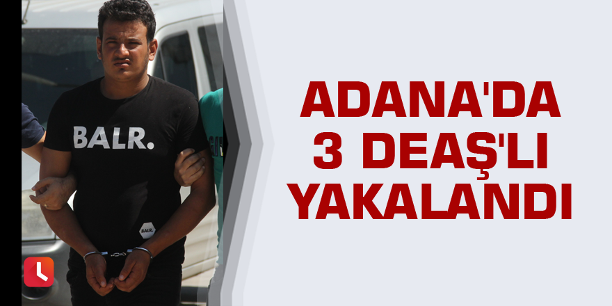 Adana'da 3 DEAŞ'lı yakalandı