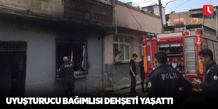 Uyuşturucu bağımlısı dehşeti yaşattı