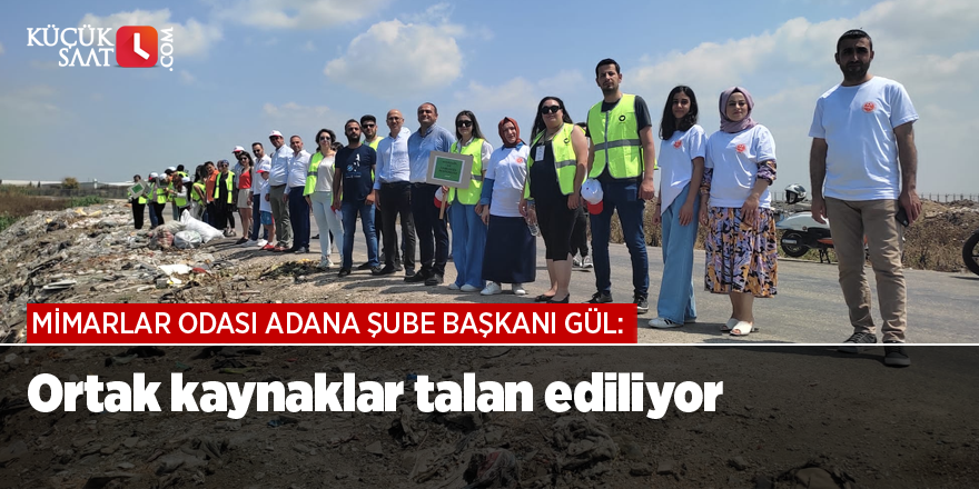 Mimarlar Odası Adana Şube Başkanı Gül: Ortak kaynaklar talan ediliyor
