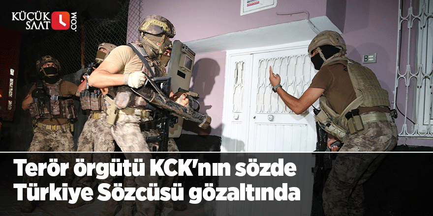Terör örgütü KCK'nın sözde Türkiye Sözcüsü gözaltında
