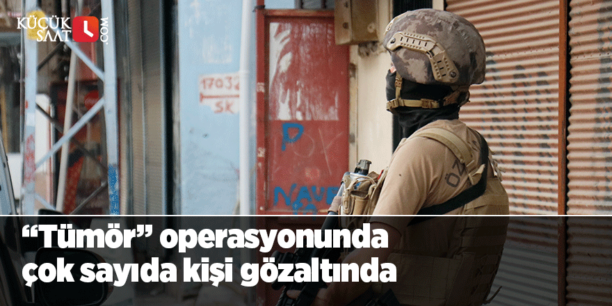 “Tümör” operasyonunda Adana’da çok sayıda kişi gözaltına alındı