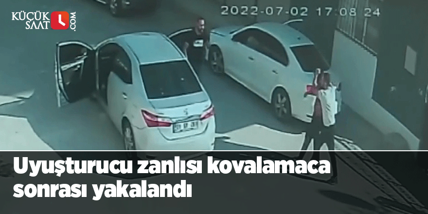 Uyuşturucu zanlısı kovalamaca sonrası yakalandı