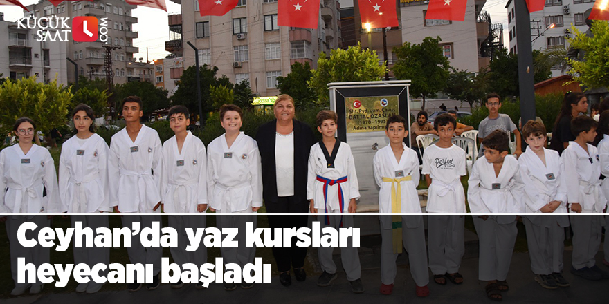 Ceyhan’da yaz kursları heyecanı başladı