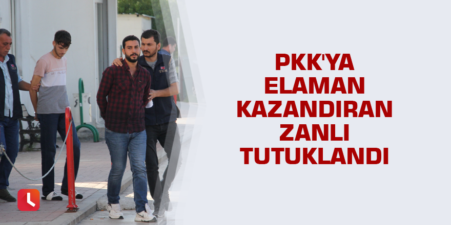 PKK'ya elaman kazandıran zanlı tutuklandı