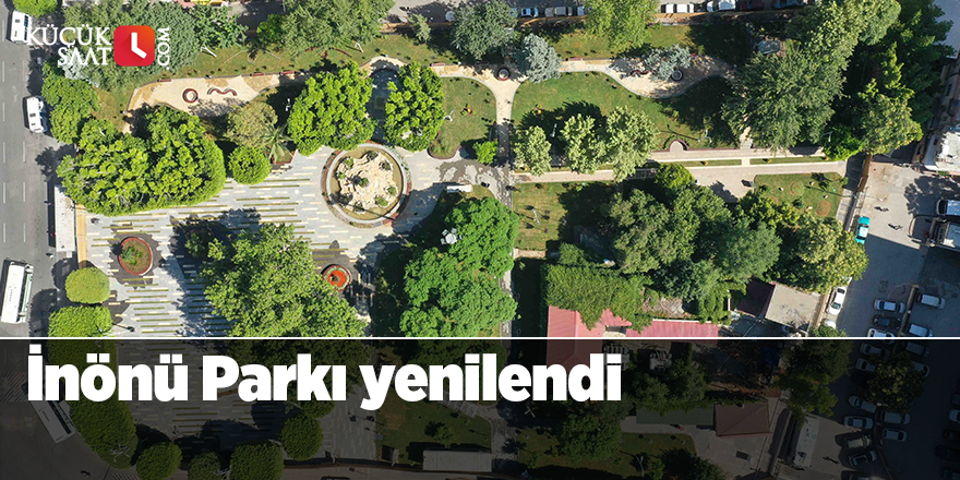 İnönü Parkı yenilendi